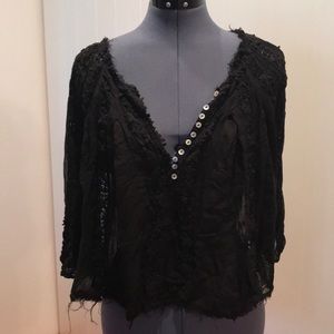 Black Free people shirt